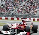 Alonso amenaza a Vettel y a Red Bull en Montreal