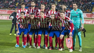 Once del Atl&eacute;tico contra la Cultural. 