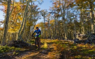 El impresionante paisaje en que se vivió la carrera de MTB