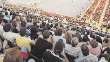 <b>ALTAS VIBRACIONES. </b>Escenas como ésta, con las tribunas del Madrid Arena repletas, serán habituales esta semana en la Casa de Campo.