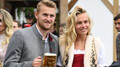 Matthijs de Ligt y AnneKee Molenaar.