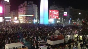 Fiebre absoluta en las calles de Argentina por la Copa