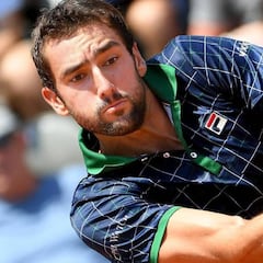 Cilic elimina a Goffin y Raonic, a Berdych; Wawrinka sucumbe