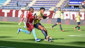 Ecuador - Colombia en el Torneo Preolímpico Sub 23