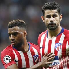 Simeone: afinar a Lemar para recuperar a Diego Costa