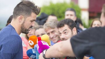 Villa, emocionado con su vuelta: "Estoy hasta nervioso"