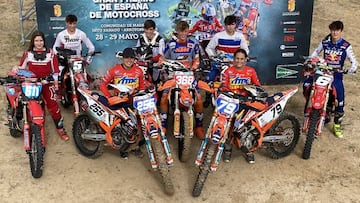 Los pilotos españoles que probaron el circuito de Xanadú.