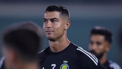 Cristiano Ronaldo, walking in a winter wonderland