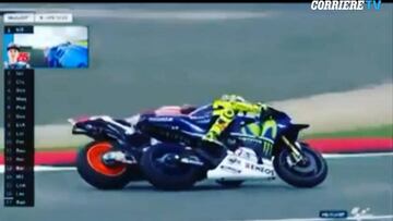 Italia calienta Misano: ¿hubo patada de Márquez a Rossi?