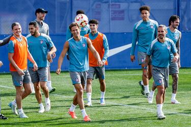 Gran ambiente durante el entrenamiento. 