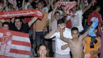 <b>RECIBIMIENTO TRIUNFAL. </b>Granada recibió a sus héroes.