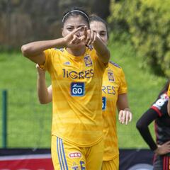 Tigres le metió cuatro al Atlas en la Liga MX Femenil