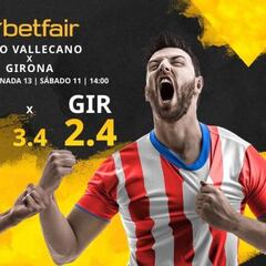Rayo Vallecano de Madrid vs. Girona FC: horario, TV, estadísticas, clasificación y pronósticos