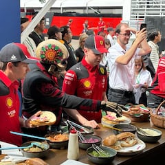 Charles Leclerc prepara torta de chilaquil previo al GP de México