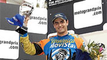 <b>VENDRÁN MÁS.</B> Primer podio en la primera carrera para García Vico. Seguro que no será el último.