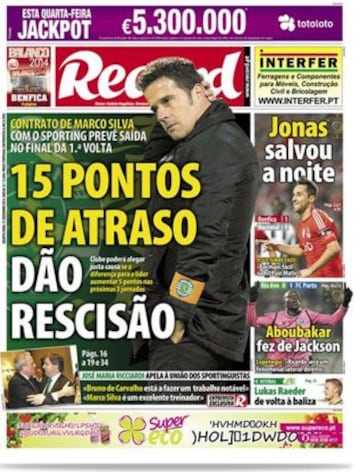 Portadas de la prensa deportiva