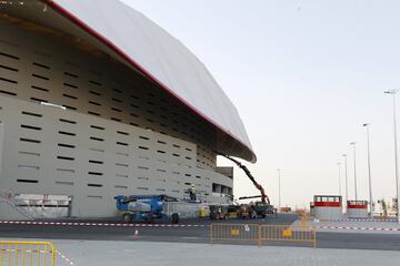 El Wanda Metropolitano sigue en obras