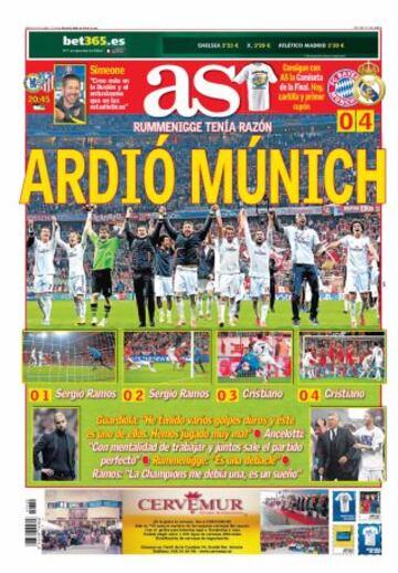 Las portadas de AS de abril