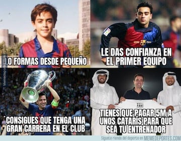 Xavi, el Barça... Los memes más divertidos de la jornada