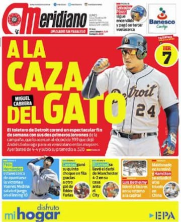 Portadas de la prensa deportiva