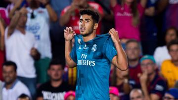 Marco Asensio en la Supercopa de Espa&ntilde;a. 