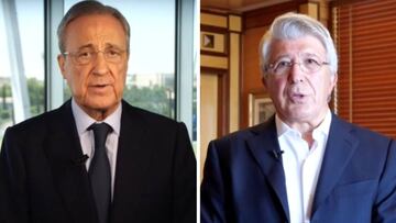 Florentino y Cerezo se unen en la campaña solidaria 'MadridxMadrid'