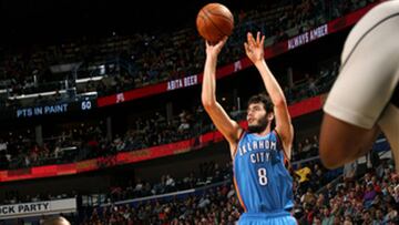 &Aacute;lex Abrines vivi&oacute; en New Orleans su mejor noche en la NBA.