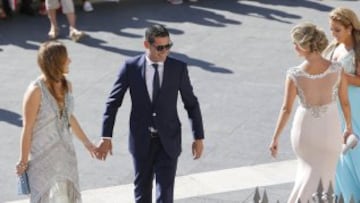 Fernando Hierro y Sonia, su mujer.