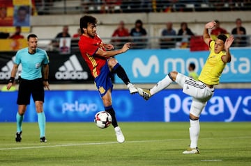 Las mejores imágenes del amistoso España vs Colombia