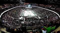 El Zalgirio Arena de Kaunas, la mejor cancha de la Euroliga y una de las m&aacute;s modernas (2011), en un partido del Zalgiris frente al CSKA en la m&aacute;xima competici&oacute;n de clubes.