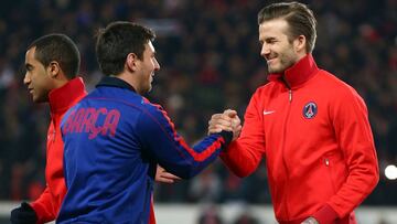 Beckham planea tentar a Messi para que se vaya a EE UU