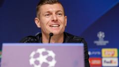 Kroos, en rueda de prensa.