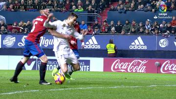 El Real Madrid reclamó dos penaltis a Cristiano y Lucas