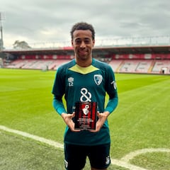 Tyler Adams gana el premio al jugador del mes de febrero en el Bournemouth