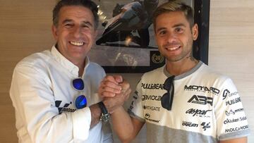 Aspar junto a Álvaro Bautista.