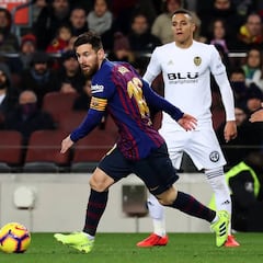 Messi lleva 1.029 minutos menos que la temporada pasada