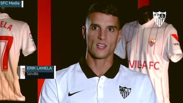 Erik Lamela: "El Sevilla es un club enorme"