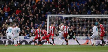 Cristiano Ronaldo marcó el 1-0 a pase de Kroos.