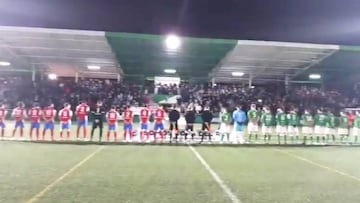 El Álamo se estrena en la Copa... poniendo el himno franquista