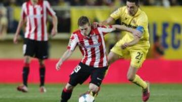 Bruno Soriano, ante el Athletic.