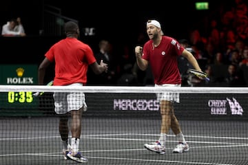 Jack Jack Sock y Frances Tiafoe, equipo Mundial.