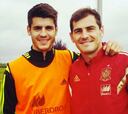 Casillas y Morata: reencuentro con la Selección en Las Rozas