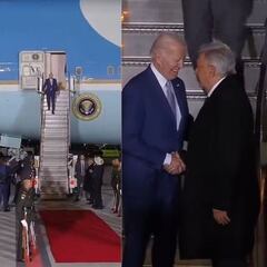 Así llegó el presidente de E.U, Joe Biden a México