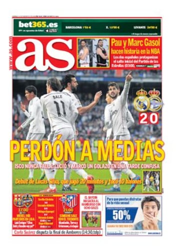 Las portadas de AS de febrero