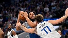 After the Mavericks’ 115-108 victory over the Timberwolves, Luka Doncic explained his ability to defend Karl Anthony Towns, saying he is “strong”.