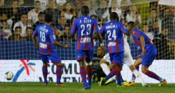 Levante-Real Madrid. 2-2. Morata marca el gol del empate.