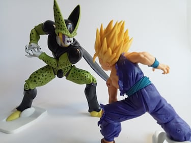 Hazte con el mejor choque de Kamehamehas de ‘Dragon Ball Z’ con estas geniales figuras de Gohan y Célula