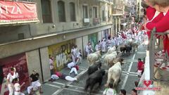 Resumen del sexto encierro de San Fermín 2019: rápido y tenso