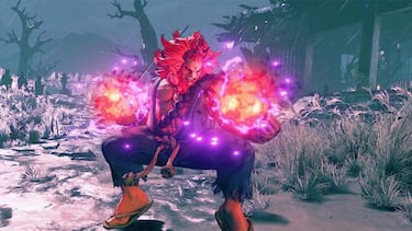 Akuma es una bestia en Street Fighter V