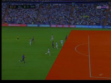 Gol bien anulado al Valladolid en el 92' tras el chequeo del VAR